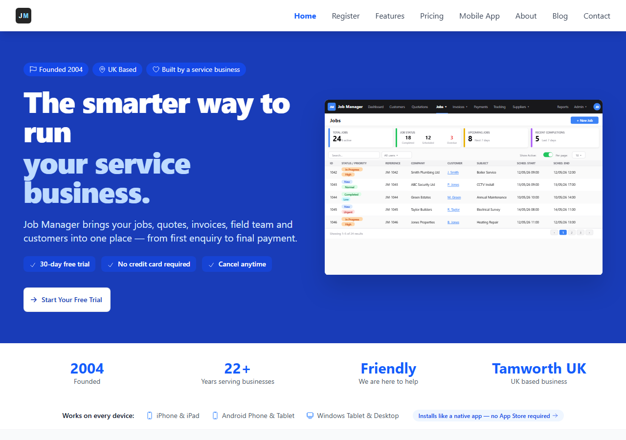 Job Manager screenshot